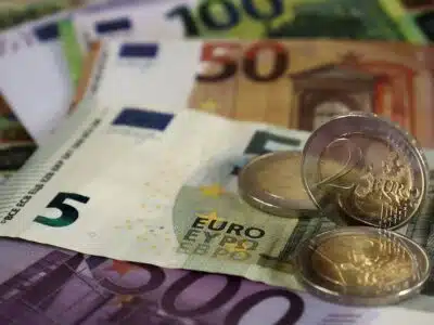 billets et pièces d'euros