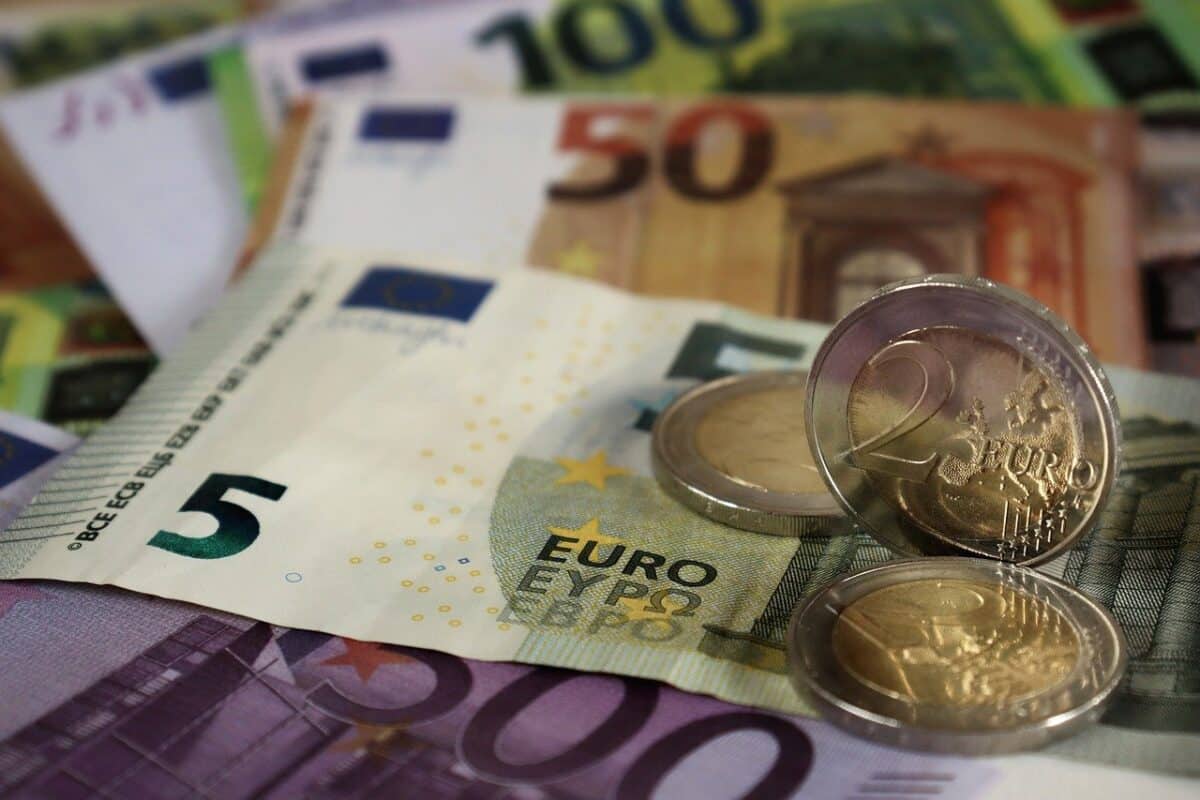 billets et pièces d'euros