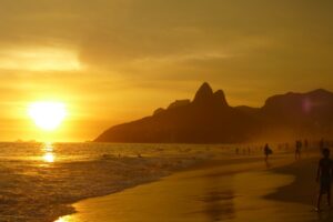 Le belle plage d'Ipanema