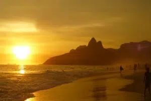 Le belle plage d'Ipanema